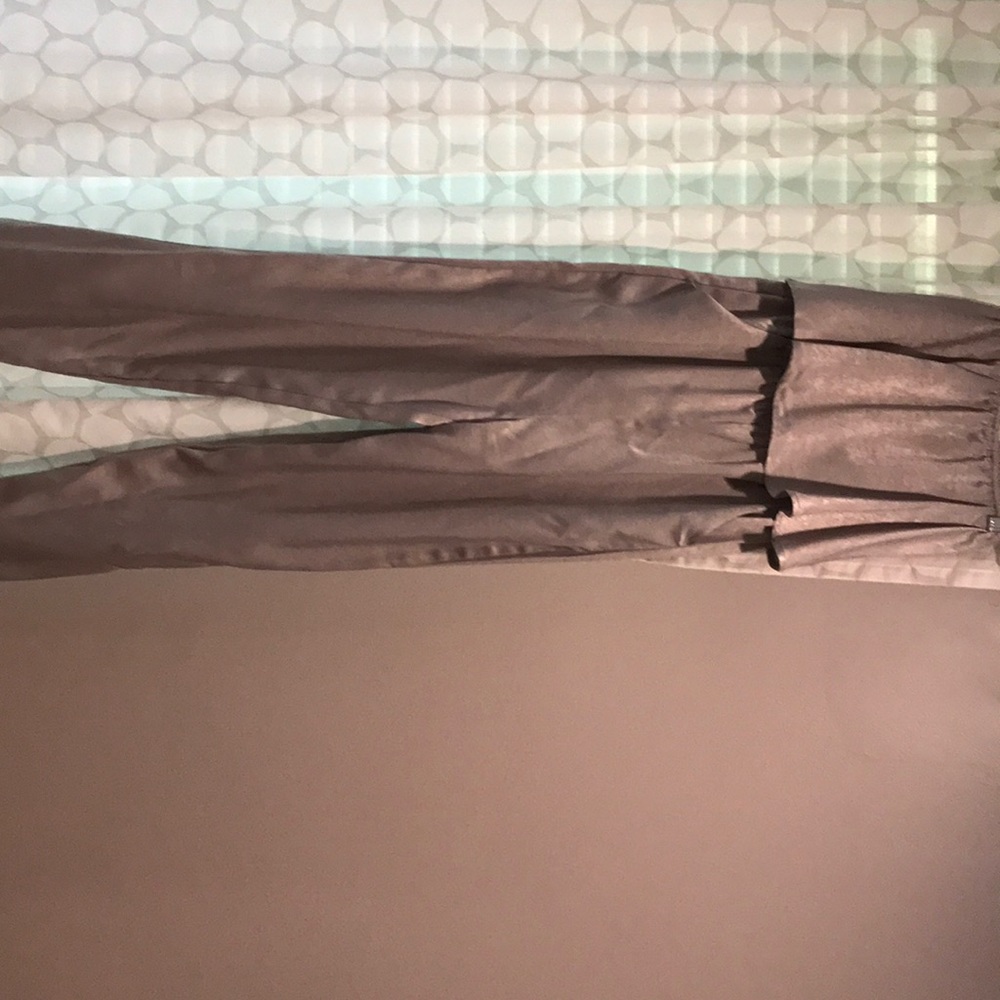 Jumpsuit strapless with pockets